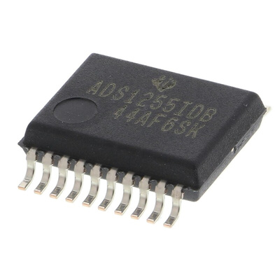 Texas Instruments, Dual 24-bit- ADC 30ksps, 20-Pin SSOP