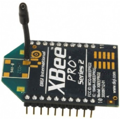 Digi International Xbee ZigBee Module, +10dBm, ADC, DIO, UART Serial, WPAN