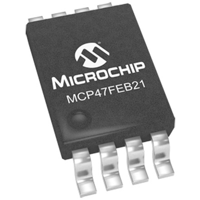 Microchip, DAC 12 bit- 4.5LSB Serial (I2C), 8-Pin TSSOP