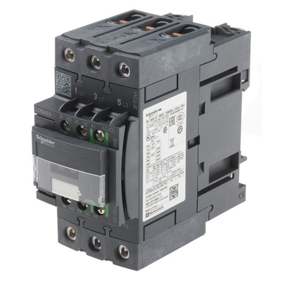 Schneider Electric LC1D Series Contactor, 230 V ac Coil, 3-Pole, 40 A, 18.5 kW, 3NO, 690 V ac