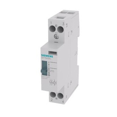 Siemens 5TT Series Contactor, 230 V ac Coil, 2-Pole, 20 A, 2NO, 230 V ac