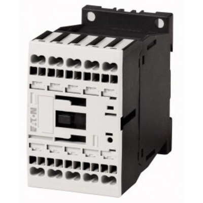 Eaton Contactor, 24 V dc Coil, 3-Pole, 12 A, 3 kW, 3NO, 400 V ac