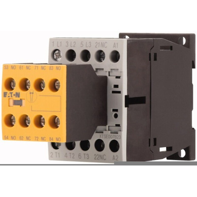 Eaton Contactor, 24 V dc Coil, 3-Pole, 7 A, 3NO, 400 V ac