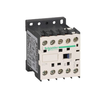 Schneider Electric Contactor, 240 V Coil, 4-Pole, 20 A, 2NO + 2NC