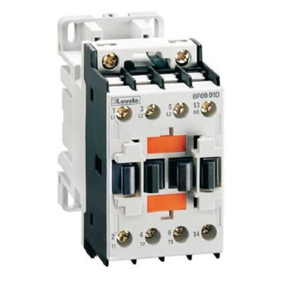 Lovato Contactor, 24 V dc Coil, 3-Pole, 18 A, 10 kW, 1NC