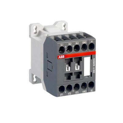 ABB A Line Series Contactor, 24 V Coil, 3-Pole, 24 A, 3 kW, 3NO