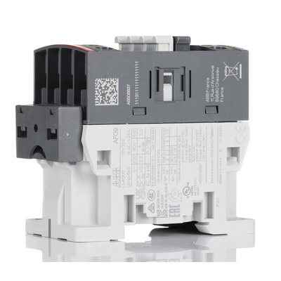 ABB Contactor, 250 → 500 V Coil, 3-Pole, 25 A, 5.5 kW, 3NO+1NC