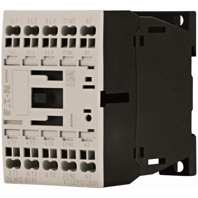 Eaton Contactor, 230 V ac Coil, 3-Pole, 12 A, 5.5 kW, 1 NC