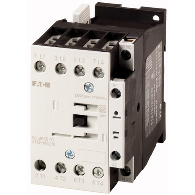 Eaton DILM Series Contactor, 230 V Coil, 4-Pole, 14 kW, 1NC