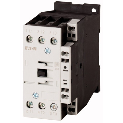 Eaton DILM Series Contactor, 220 V ac, 230 V dc Coil, 3-Pole, 75 kW