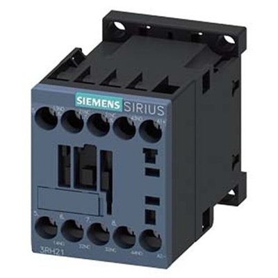 Siemens 3RH2 Series Contactor Relay, 42 V dc Coil, 4-Pole, 10 A, 2NO + 2NC, 690 V ac
