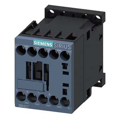 Siemens 3RH2 Series Contactor Relay, 72 V dc Coil, 4-Pole, 10 A, 2NO + 2NC, 690 V ac