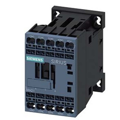Siemens 3RH2 Series Contactor Relay, 24 V dc Coil, 4-Pole, 10 A, 2NO + 2NC, 690 V ac