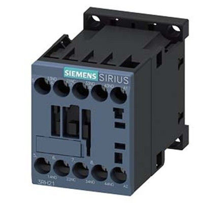 Siemens 3RH2 Series Contactor Relay, 208 V ac Coil, 4-Pole, 10 A, 3NO + 1NC, 690 V ac