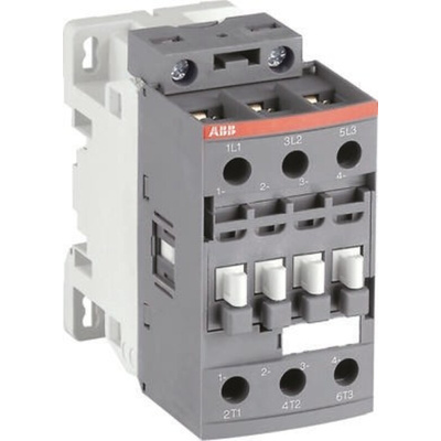ABB AF Series Contactor, 110 V ac/dc Coil, 3-Pole, 17 A, 11 kW, 3NO, 690 V ac