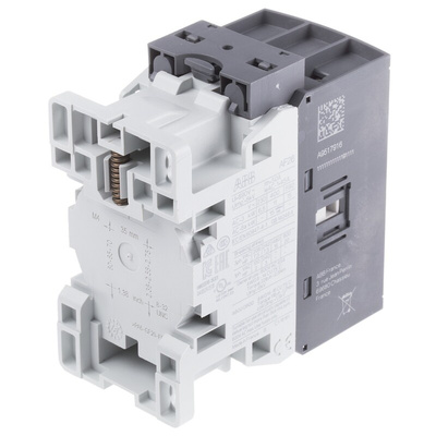 ABB AF Series Contactor, 250 → 500 V ac/dc Coil, 3-Pole, 17 A, 11 kW, 3NO, 690 V ac