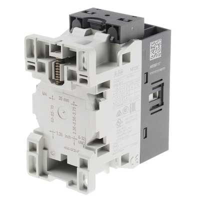 ABB NF Series Contactor Relay, 110 V ac Coil, 4-Pole, 6 A, 2NO + 2NC, 690 V ac
