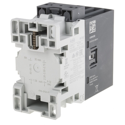 ABB AF Series Contactor, 12 V dc Coil, 4-Pole, 45 A, 11 kW, 4NO, 690 V ac