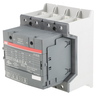 ABB AF Series Contactor, 230 V ac Coil, 4-Pole, 200 A, 75 kW, 4NO, 690 V ac