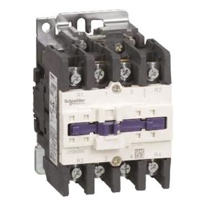 Schneider Electric LC1D Series Contactor, 415 V ac Coil, 4-Pole, 80 A, 4NO