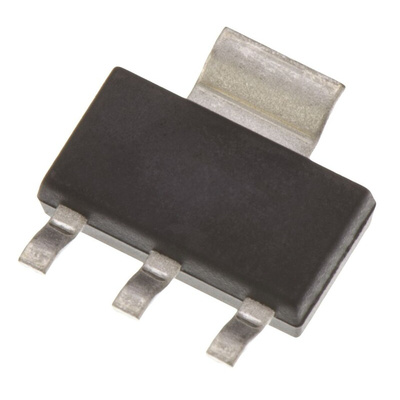 Diodes Inc FZT653TA NPN Transistor, 2 A, 100 V, 3 + Tab-Pin SOT-223
