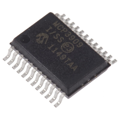 Microchip 16 bit Energy Meter IC 24-Pin SSOP, MCP3909-I/SS