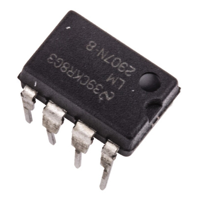 LM2907N-8/NOPB, Frequency to Voltage Converter, Voltage, 10kHz ±1%FSR, 8-Pin MDIP