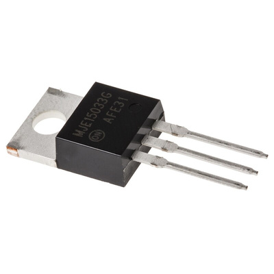 onsemi MJE15033G PNP Transistor, -8 A, -250 V, 3-Pin TO-220AB