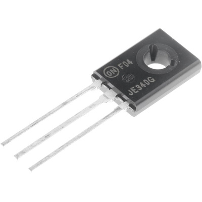 onsemi MJE340G NPN Transistor, 500 mA, 300 V, 3-Pin TO-225