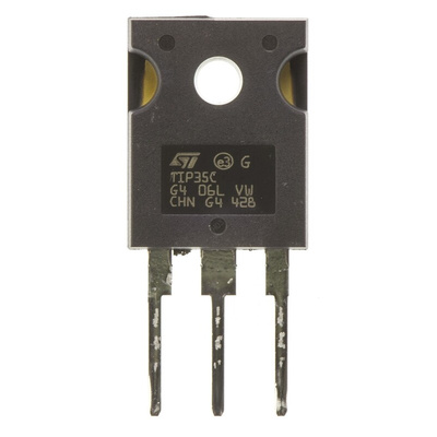 STMicroelectronics TIP35C NPN Transistor, 25 A, 100 V, 3-Pin TO-247