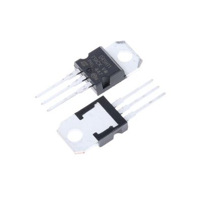 STMicroelectronics D45H11 PNP Transistor, -10 A, -80 V, 3-Pin TO-220