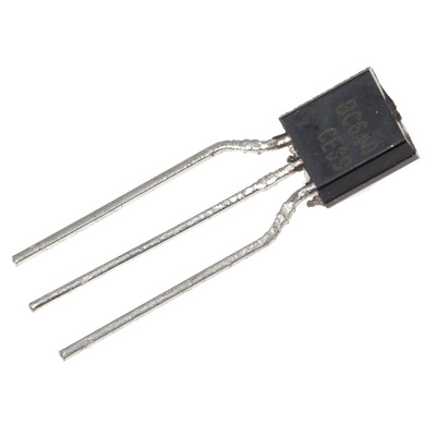 onsemi BC640TA PNP Transistor, -1 A, -100 V, 3-Pin TO-92