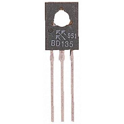 onsemi BD14010STU PNP Transistor, -1.5 A, -80 V, 3-Pin TO-126