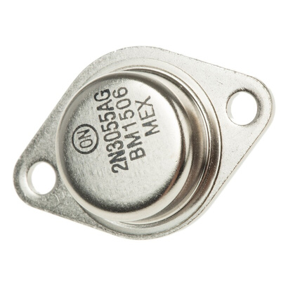 onsemi 2N3055AG NPN Transistor, 15 A, 60 V, 2-Pin TO-204AA