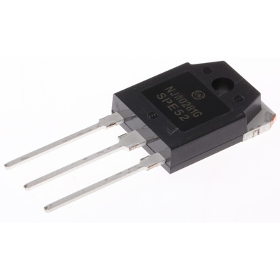 onsemi NJW0281G NPN Transistor, 15 A, 250 V, 3-Pin TO-3P