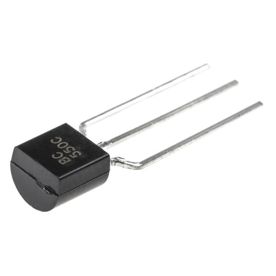 Taiwan Semiconductor BC550C A1 NPN Transistor, 100 mA, 45 V, 3-Pin TO-92