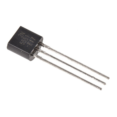 onsemi 2N5551BU NPN Transistor, 600 mA, 160 V, 3-Pin TO-92