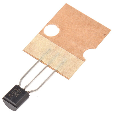 onsemi 2N5551TA NPN Transistor, 600 mA, 160 V, 3-Pin TO-92