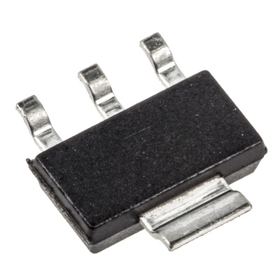 Diodes Inc FZT851TA NPN Transistor, 6 A, 60 V, 3 + Tab-Pin SOT-223