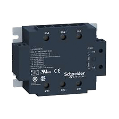 Schneider Electric 25 A 3P-NO Solid State Relay, AC, Panel Mount, SCR, 530 V ac Maximum Load