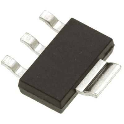 onsemi PZTA06 NPN Transistor, 500 mA, 80 V, 3 + Tab-Pin SOT-223