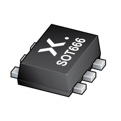 Nexperia PEMH9,115 Dual NPN Digital Transistor, 100 mA, 50 V, 6-Pin SOT-666