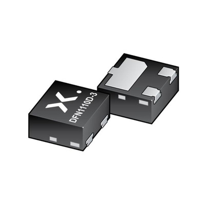 Nexperia BC807-16QBZ PNP Transistor, -500 mA, -45 V DFN1110D-3