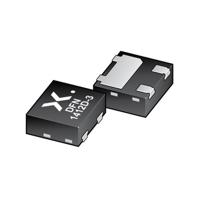 Nexperia BC807-16QCZ PNP Transistor, -500 mA, -45 V DFN1412D-3