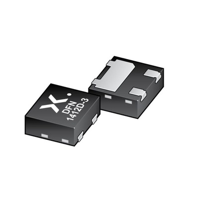 Nexperia BC807-25QC-QZ PNP Transistor, -500 mA, -45 V DFN1412D-3