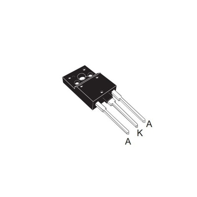 STMicroelectronics STTH30M06SPF Bipolar Transistor, 30 A, 600 V TO-3PF