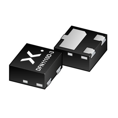 Nexperia PDTA124XQBZ 3 PNP Digital Transistor, -100 mA, -50 V DFN1110D-3