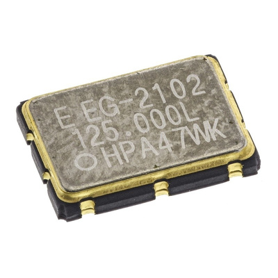 Epson, 125MHz XO Oscillator, ±100ppm LVDS, 6-Pin SMD Q3806CA10003901