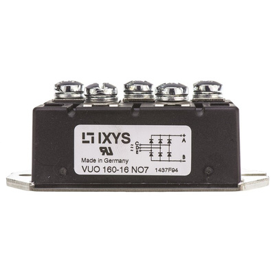 IXYS Bridge Rectifier Module, 175A, 1600V, 3-phase, 5-Pin