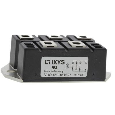 IXYS Bridge Rectifier Module, 175A, 1600V, 3-phase, 5-Pin